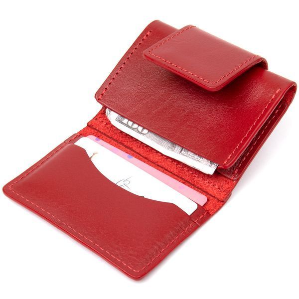 Шкіряна візитниця GRANDE PELLE 11412 Червоний 11412 фото