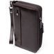 Практичный мужской клатч на два отделения KARYA 20853 кожаный Коричневый 20853 фото 2