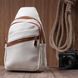 Стильная женская сумка с одной лямкой через плечо из экокожи Vintage 22757 Белый 22757 фото 9