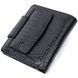 Кошелек для женщин среднего размера из натуральной лакированной кожи ST Leather 22686 Черный 22686 фото 2