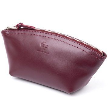 Жіноча косметичка зі шкіри Amelin GRANDE PELLE 11300 Сливова 11300 фото
