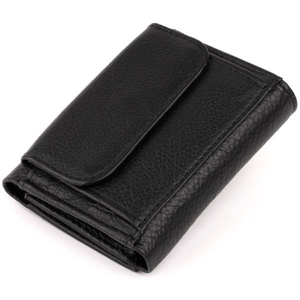 Маленьке портмоне зі шкіри унісекс ST Leather 19356 Чорне 19356 фото