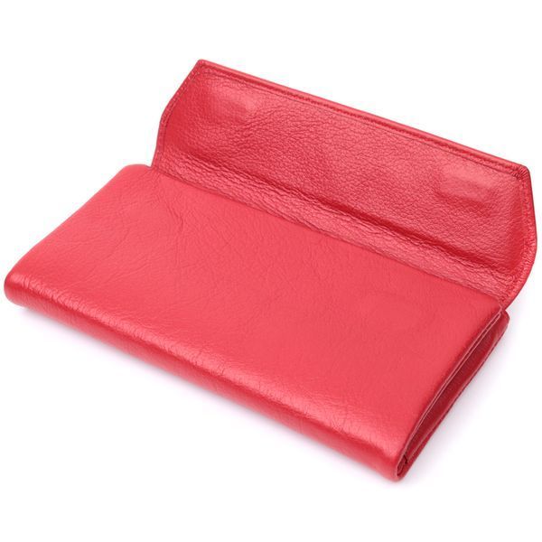 Портмоне для женщин с блоком для карт из натуральной кожи ST Leather 22699 Красный 22699 фото