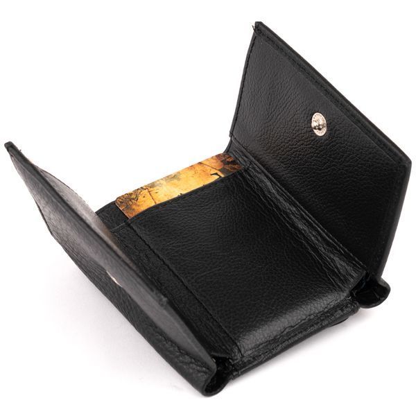 Маленьке портмоне зі шкіри унісекс ST Leather 19356 Чорне 19356 фото