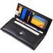 Уникальное портмоне унисекс из натуральной мелкозернистой кожи CANPELLINI 21856 Черное 21856 фото 6