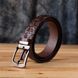 Ремень мужской CROCODILE LEATHER 18178 из натуральной кожи крокодила Коричневый 18178 фото 11