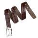Ремень мужской CROCODILE LEATHER 18178 из натуральной кожи крокодила Коричневый 18178 фото 3