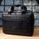 Вместительный портфель для мужчин из натуральной кожи Vintage 23043 Черный 23043 фото 11