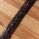 Ремень мужской CROCODILE LEATHER 18178 из натуральной кожи крокодила Коричневый 18178 фото 10