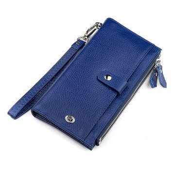 Гаманець жіночий ST Leather 18416 (ST420) з ременем на зап'ястя Синій 18416 фото