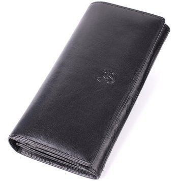 Жіночий місткий гаманець з натуральної шкіри Tony Perotti 20905_1 (3630 nero) Чорний 20905_1 фото
