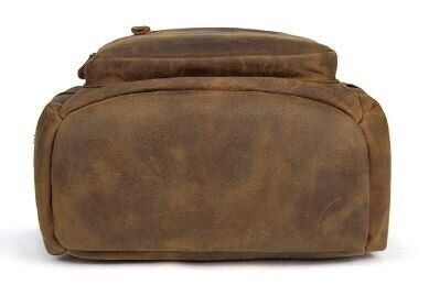 Дорожній рюкзак матовий Vintage 14887 Коньячний 14887 фото