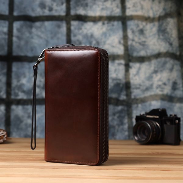 Мужской клатч из натуральной кожи Vintage 23064 Коричневый 23064 фото