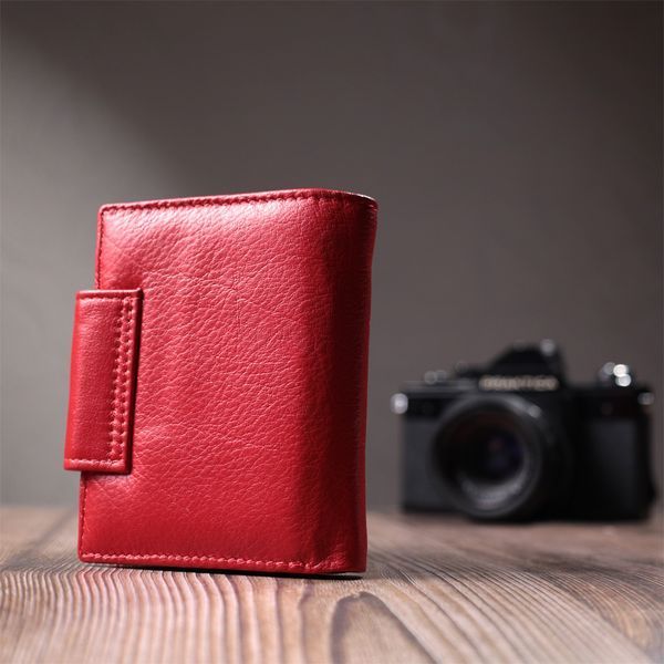 Жіночий гаманець вертикального формату із натуральної шкіри ST Leather 22704 Червоний 22704 фото