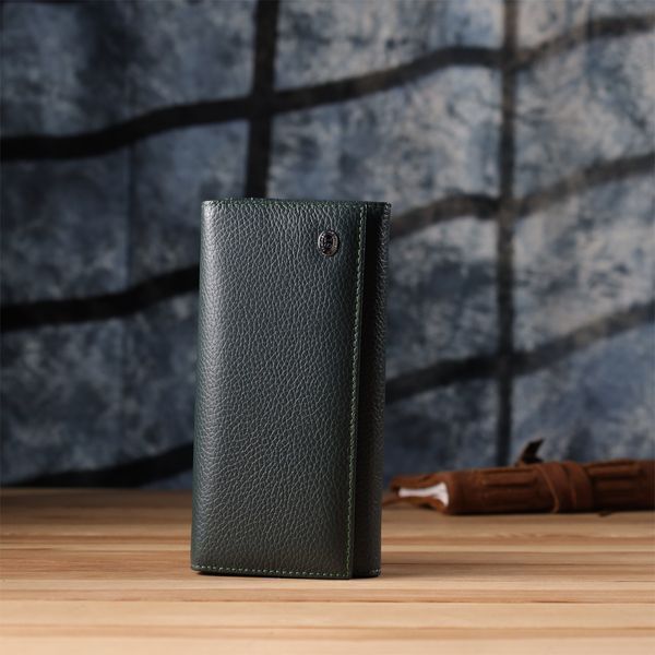 Модний гаманець для жінок із натуральної шкіри ST Leather 23099 Зелений 23099 фото