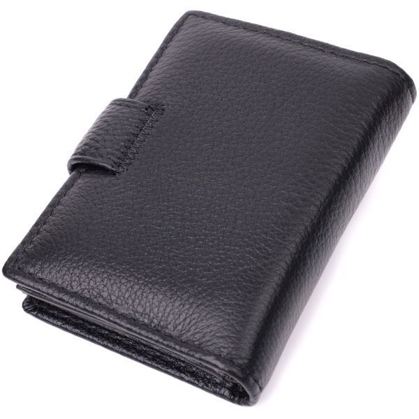 Надежная визитница из натуральной кожи ST Leather 22469 Черный 22469 фото