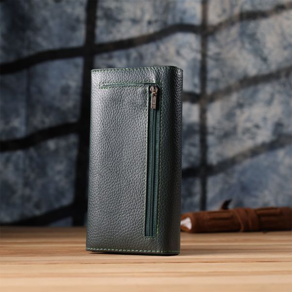Модний гаманець для жінок із натуральної шкіри ST Leather 23099 Зелений 23099 фото