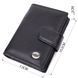 Надежная визитница из натуральной кожи ST Leather 22469 Черный 22469 фото 4