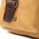 Стильный портфель из качественного текстиля из кожаными вставками Vintage 20874_1 Светло-коричневый 20874_1 фото 8