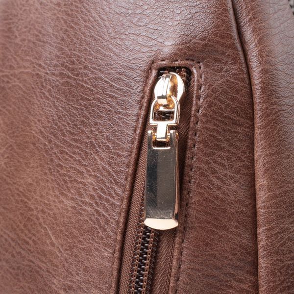 Модна жіноча сумка з однією лямкою через плече з екошкіри Vintage 22760 Коричневий 22760 фото