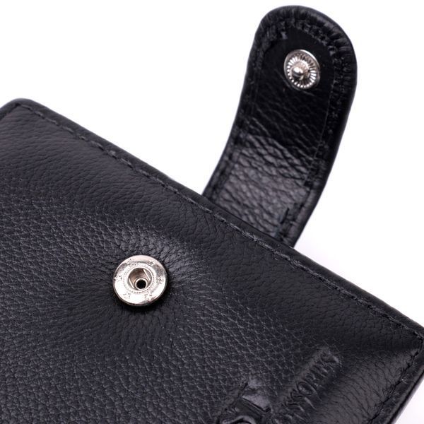 Горизонтальний чоловічий гаманець із натуральної шкіри ST Leather 22443 Чорний 22443 фото