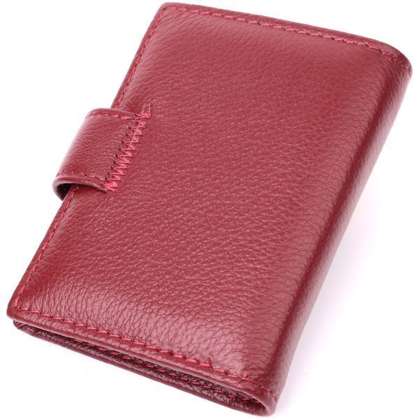 Практичная визитница из натуральной кожи ST Leather 22468 Бордовый 22468 фото