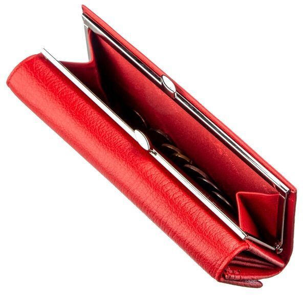 Женский кошелек с монетницей на защелке ST Leather 18957 Красный 18957 фото