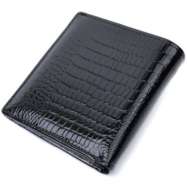 Жіночий фактурний гаманець із натуральної шкіри ST Leather 22706 Чорний 22706 фото
