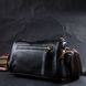 Женская сумка с украшением из натуральной кожи Vintage 22262 Черная 22262 фото 10