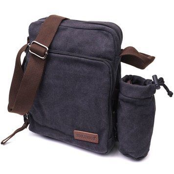 Текстильна сумка з чохлом для води Vintage 22208 Чорний 22208 фото