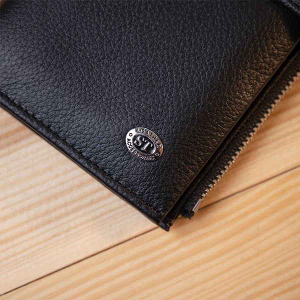 Классический кошелек-клатч ST Leather&nbsp;19373 Черный 19373 фото