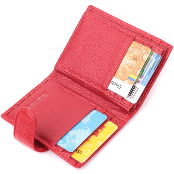 Вместительная визитница из натуральной кожи ST Leather 22470 Красный 22470 фото