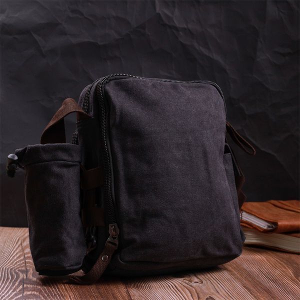 Текстильна сумка з чохлом для води Vintage 22208 Чорний 22208 фото