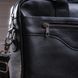 Деловая мужская сумка из зернистой кожи Vintage 14886 Черная 14886 фото 10