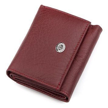 Гаманець ST Leather 18324 (ST440) шкіряний Бордовий 18324 фото