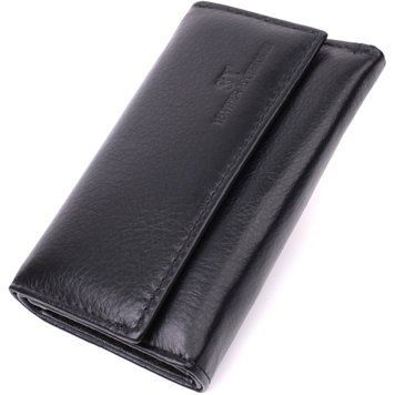 Практичная ключница из натуральной кожи ST Leather 22483 Черный 22483 фото