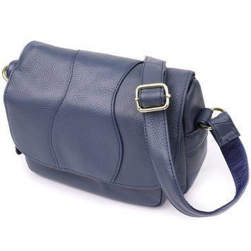 Сумка из натуральной кожи для женщин Vintage 22971 Синий 22971 фото