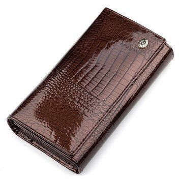 Гаманець жіночий ST Leather 18427 (S8001A) місткий Коричневий 18427 фото