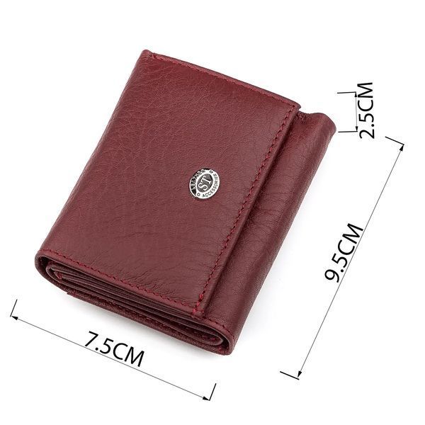 Гаманець ST Leather 18324 (ST440) шкіряний Бордовий 18324 фото