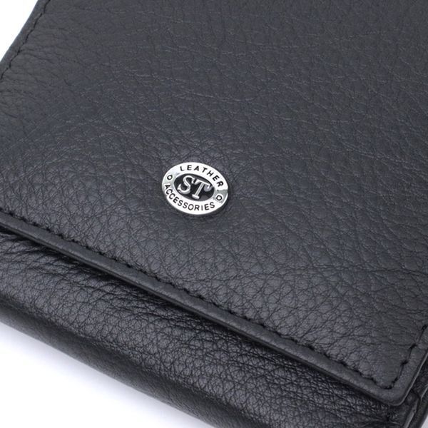 Красивый кошелек для женщин из натуральной кожи ST Leather 22709 Черный 22709 фото