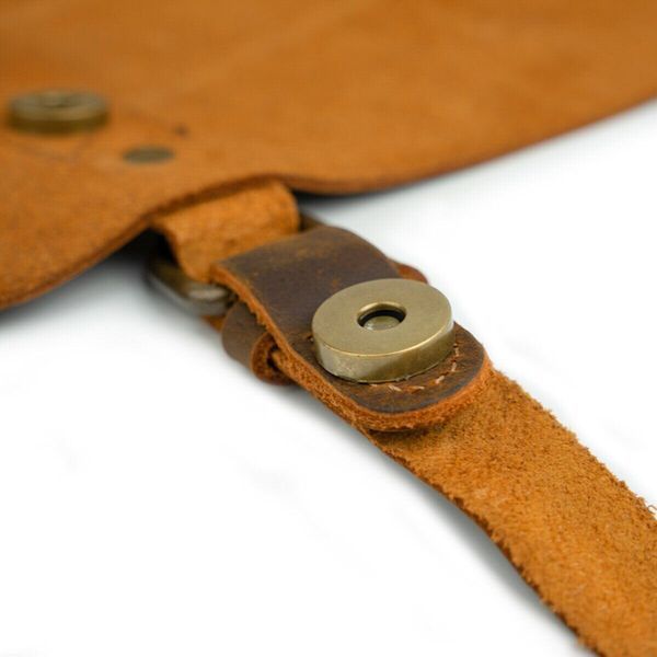 Деловой портфель в сочетании с кожей Vintage 20120 Рыжий 20120 фото