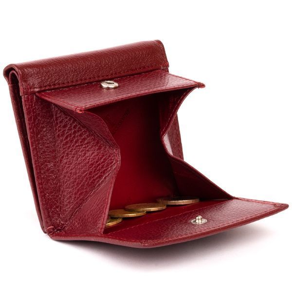Компактний гаманець жіночий ST Leather 19257 Бордовий 19257 фото