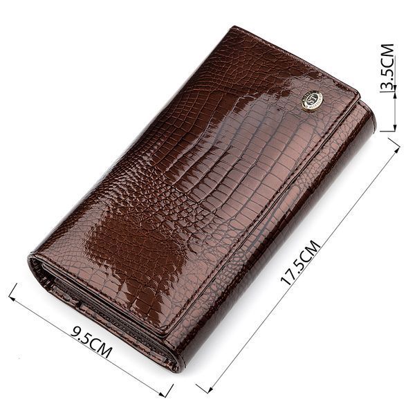 Гаманець жіночий ST Leather 18427 (S8001A) місткий Коричневий 18427 фото