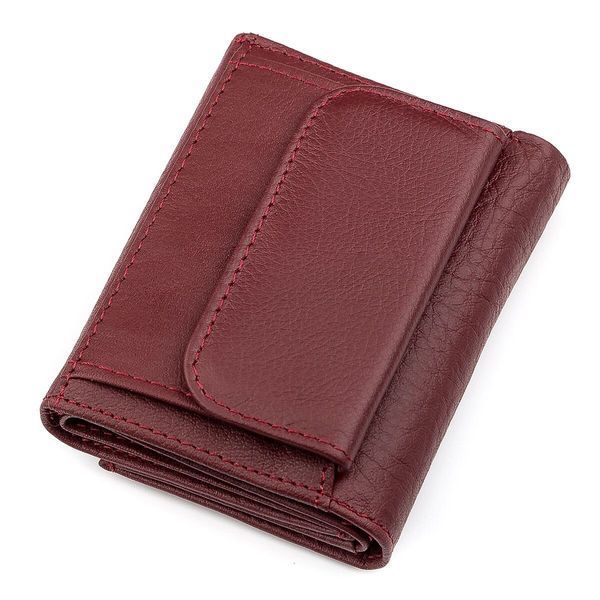 Гаманець ST Leather 18324 (ST440) шкіряний Бордовий 18324 фото