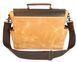 Деловой портфель в сочетании с кожей Vintage 20120 Рыжий 20120 фото 6
