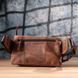 Винтажная бананка для мужчин из натуральной кожи Vintage sale_15104 Коричневый sale_15104 фото 10