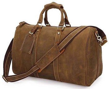 Сумка дорожная Vintage 14050 из винтажной кожи Коричневая 14050 фото