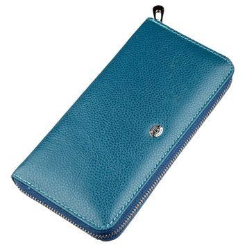 Жіночий клатч-візитниця ST Leather 18861 Блакитний 18861 фото