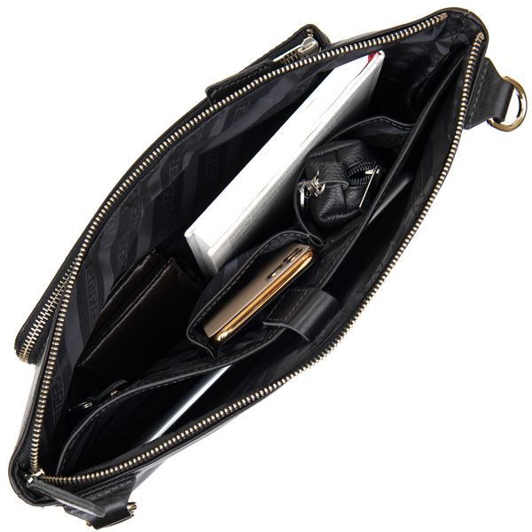 Кожаная мужская сумка для ноутбука GRANDE PELLE 11437 Черный 11437 фото
