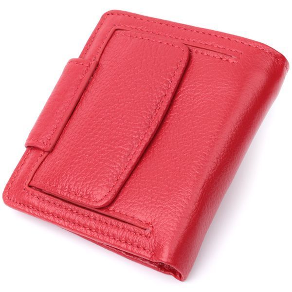 Яркий кошелек для женщин с карманом для монет из натуральной кожи ST Leather 22726 Красный 22726 фото